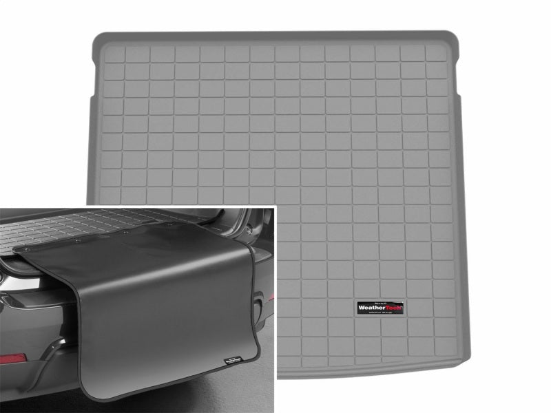 WeatherTech 25-26 Volkswagen Tiguan Behind 3rd Row Cargo Liner w/Bumper Protector - Grey Secondary image