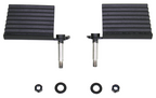 Fishbone Offroad 76-06 Jeep CJ YJ TJ Wrangler Foot Peg Set Gloss - Black for offroad performance upgrades