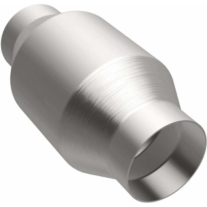 MagnaFlow Conv Univ 2.5in Inlet/Outlet Center/Center Round for offroad performance upgrades