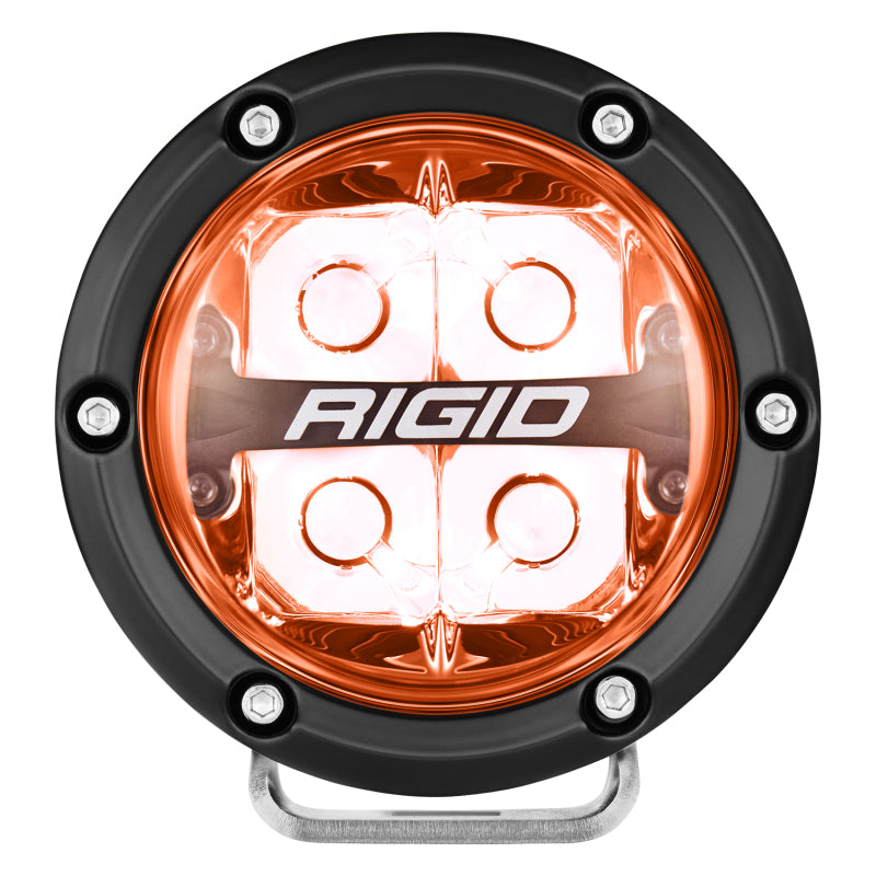 Rigid Industries 360-Series 4in LED Off-Road Spot Beam - RGBW (Pair) for offroad lighting and electrical.