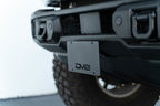 DV8 Offroad 21-23 Ford Bronco Capable Bumper Front License Plate Mount on vehicle