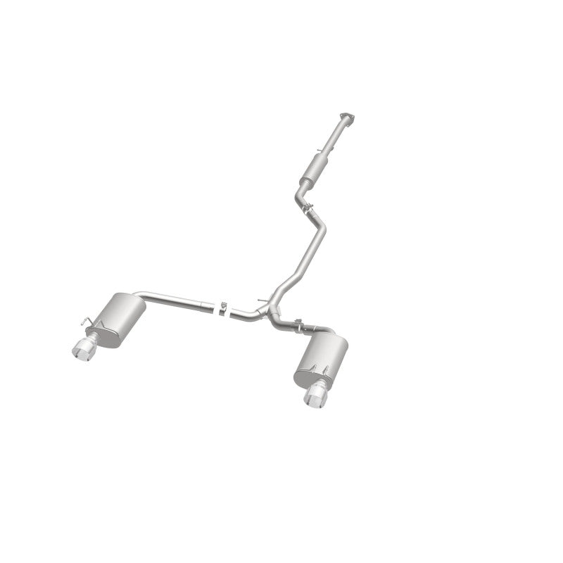 MagnaFlow Sys C/B 2015 Honda Accord 3.5L V6 2.5in SS Dual Split Rear Polished 4.5 Tip performance exhaust system
