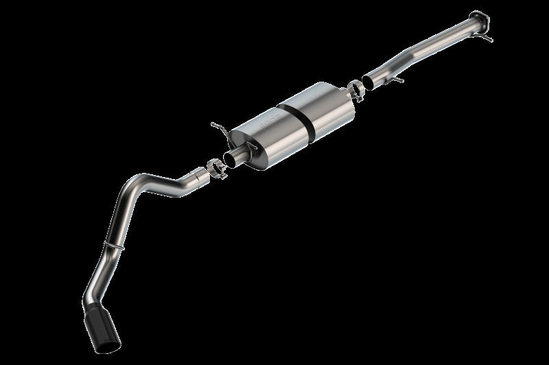 Borla 20-22 Chevrolet/GMC Silverado/Sierra 6.6L T-304 SS Cat-Back S-Type Exhaust - Brushed Main image