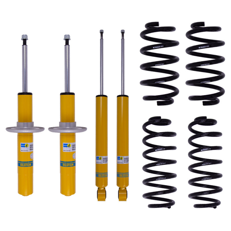 Bilstein B12 2009 Audi A4 Quattro Base Front and Rear Suspension Kit components with performance offroad parts.