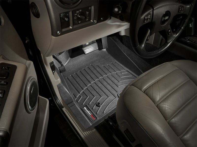 WeatherTech 03+ Hummer H2 Front FloorLiner - Black in vehicle