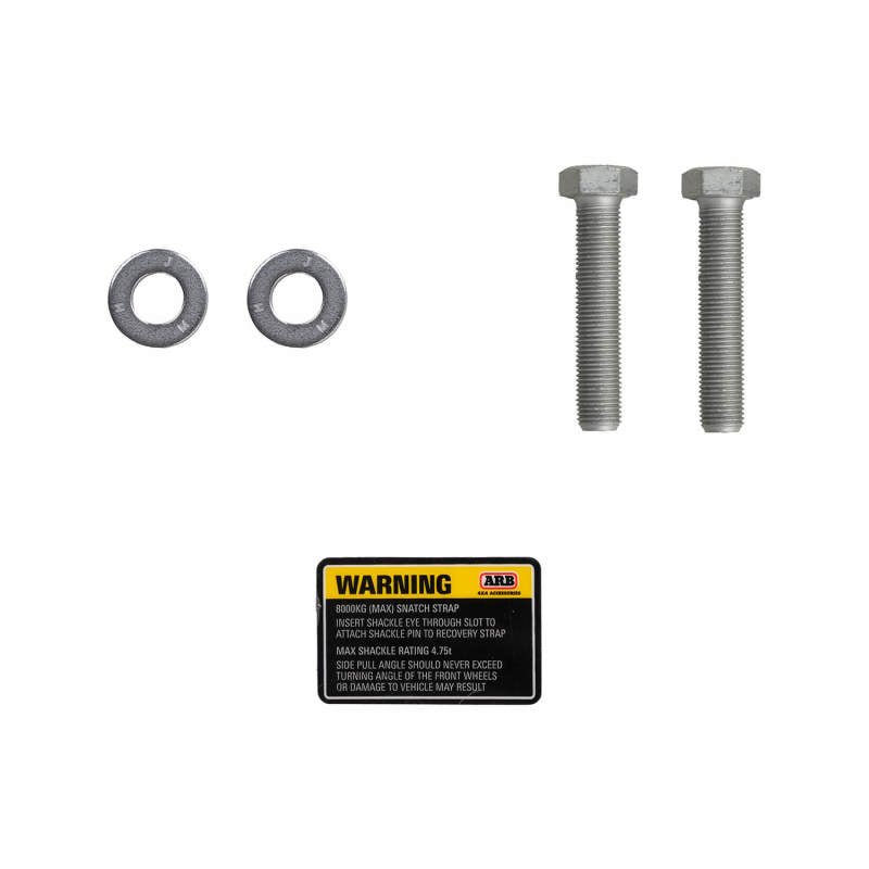 ARB Recovery Point 8T ARB Rated Lc200 07On bolts and washers