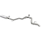 MagnaFlow 2020 Jeep Gladiator 2.5in Rock Crawler Series Single Rear Exit SS Cat-Back Exhaust w/o Tip for offroad performance upgrades.