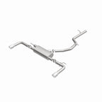 MagnaFlow SYS Cat-Back 2015 Audi A3 Quattro 2.0L T exhaust system features stainless steel design.