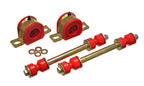 Energy Suspension Dodge 32Mm Sway Bar Set - Red with bushings.