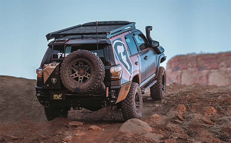 MagnaFlow 03-21 Toyota 4Runner V6 4.0L Overland Series Cat-Back Exhaust on off-road vehicle
