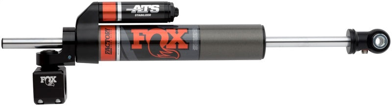Fox 2007+ Jeep JK 2.0 Factory Series ATS Steering Stabilizer 22.15in Ext L - Orange Heritage Logo for offroad performance upgrades.