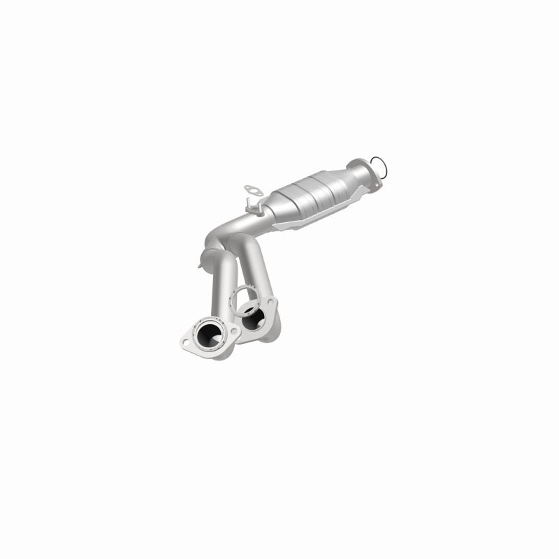 MagnaFlow Conv DF 96-97 Lexus LX450 4.5L / 95-97 Toyota Land Cruiser 4.5L Front catalytic converter for offroad performance upgrades.