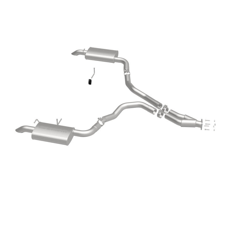 MagnaFlow 75-79 Chevy Corvette V8 5.7L Dual Split Rear Exit Stainless Cat-Back Perf Exhaust system parts