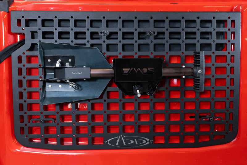 Addictive Desert Designs21-23 Ford Bronco Tailgate Molle Panel with attached recovery gear