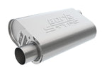 Borla CrateMuffler LS3 S-Type 2.50in Offset/Offset 14inx4.35inx9in Oval Muffler for performance offroad parts