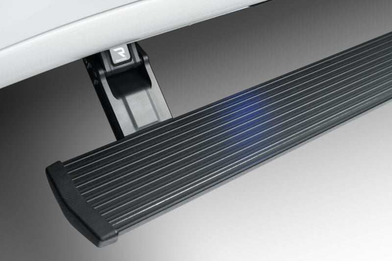 AMP Research 19-22 Ram 1500 All Cabs PowerStep Plug N Play - Black (Incl OEM Illumination) running board with illumination