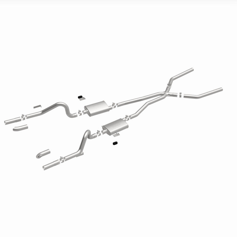 MagnaFlow SYS C/B 67-70 Mustang 2.50inch w/Tru-X exhaust system parts