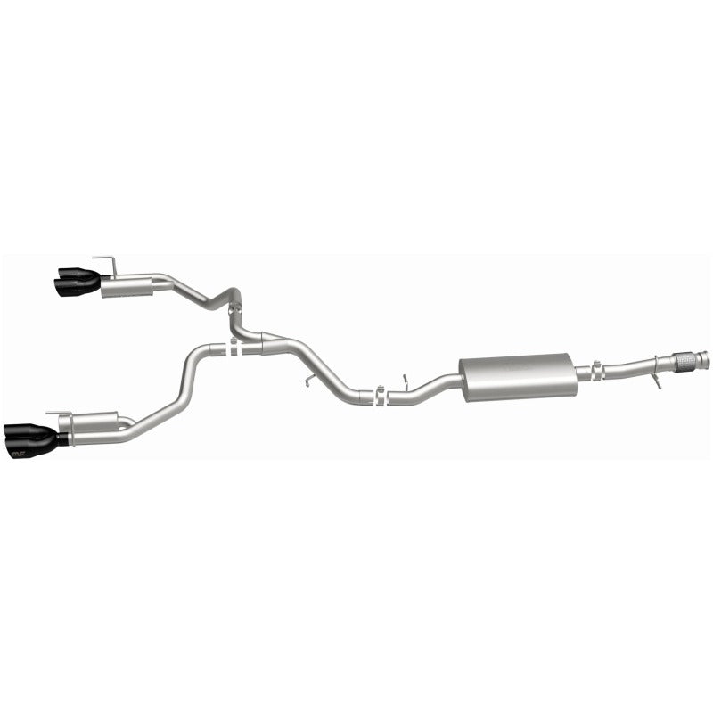 Magnaflow 2021 GMC Yukon V8 6.2L Street Series Cat-Back Performance Exhaust System installation view.
