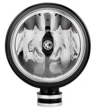 KC HiLiTES 6in. Daylighter Gravity G6 LED Light 20w SAE/ECE Driving Beam (Single) - Black SS for offroad lighting