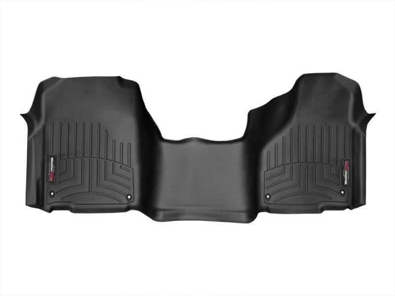 WeatherTech 12-13 Dodge Ram Truck Front FloorLiner - Black - quality, durable protection for truck interiors.