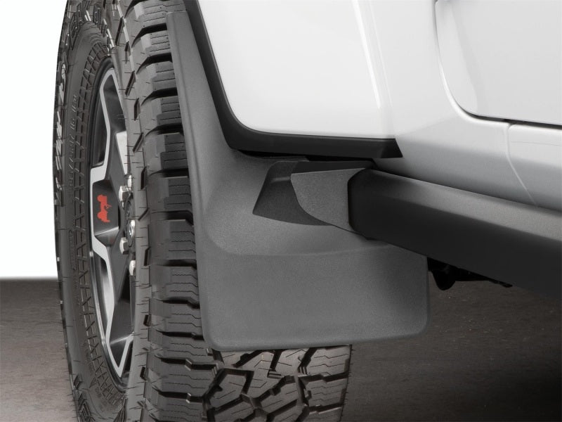 WeatherTech 20+ Jeep Gladiator No Drill Mudflaps - Black Secondary image