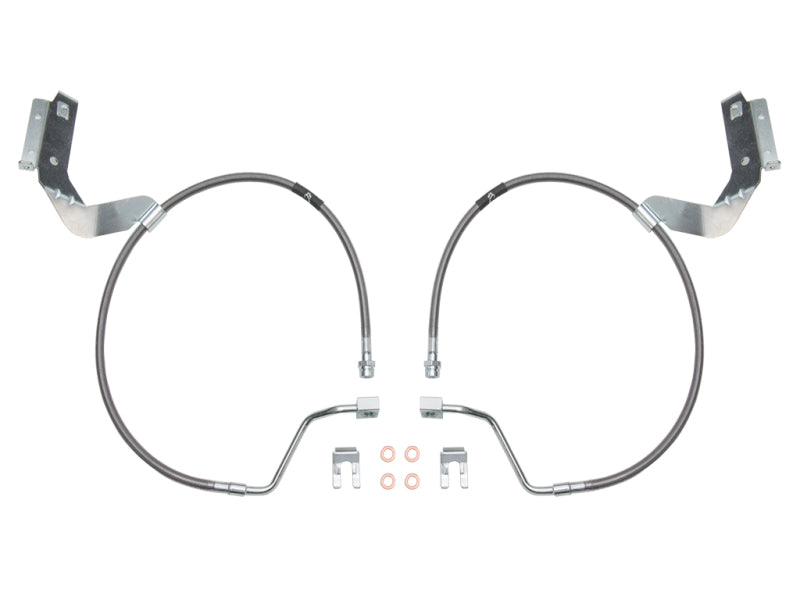 ICON 2017+ Ford F-250/F-350 Front 4.5 & 7in Extended SS Brake Line Kit Main image