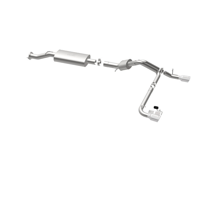 MagnaFlow Sys C/B 07 GM Hummer H2 Split Rear exhaust system, perfect for offroad performance upgrades.