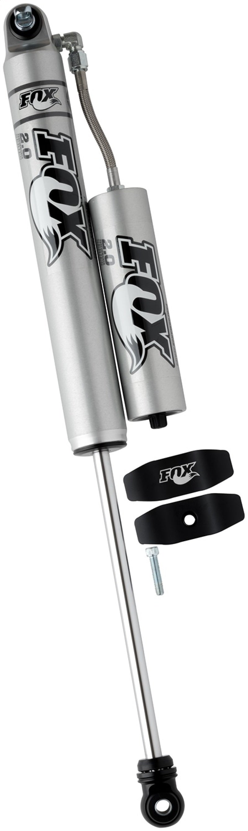 Fox 07+ Jeep JK 2.0 Performance Series 11.6in. Smooth Body Remote Reservoir Rear Shock / 4-6in. Lift for offroad performance upgrades.
