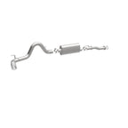 MagnaFlow Cat-Back 2016 Toyota Tacoma 3.5L V6 SS 3in Single Pass Side Exit Rear 4in Tip exhaust system for trucks.