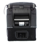 ARB Transit Bag Classic Fridge 50Q Series 2 Grey/Black back view with plugs and details
