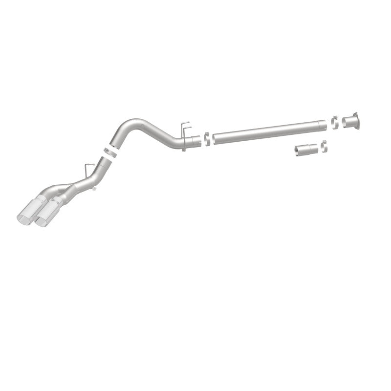 MagnaFlow 08-17 Ford F-250/F-350/F-450 4.6L/6.7 DPF-Back SS 4in Dual Single Passenger Side Rear Exit exhaust system components