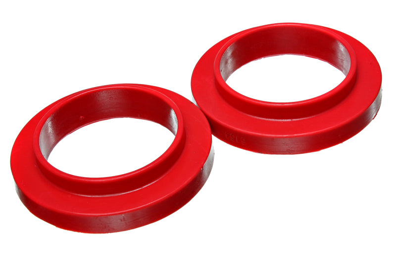 Energy Suspension Universal 3 3/4in ID 25 7/16in OD 3/4in H Red Coil Spring Isolators (2 per set) for offroad performance upgrades