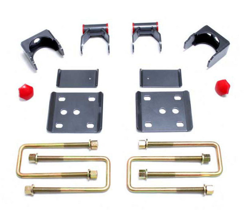 MaxTrac 09-14 Ford F-150 2WD 5in Rear Lowering Flip Kit components