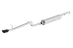 Borla 12-16 Jeep Wrangler V6 4WD Dirt Sport Cat-Back 2.5in Single Square Rolled Angle Cut Rear exhaust system
