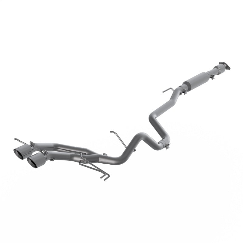 MBRP 13-18 Hyundai Veloster Turbo 4.0in OD Tips Dual Outlet 2-1/2in AL Cat Back Secondary image