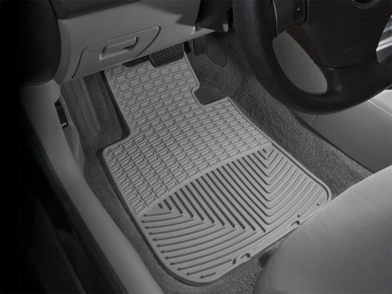 WeatherTech 05+ Chevrolet Cobalt Front Rubber Mats - Grey inside vehicle