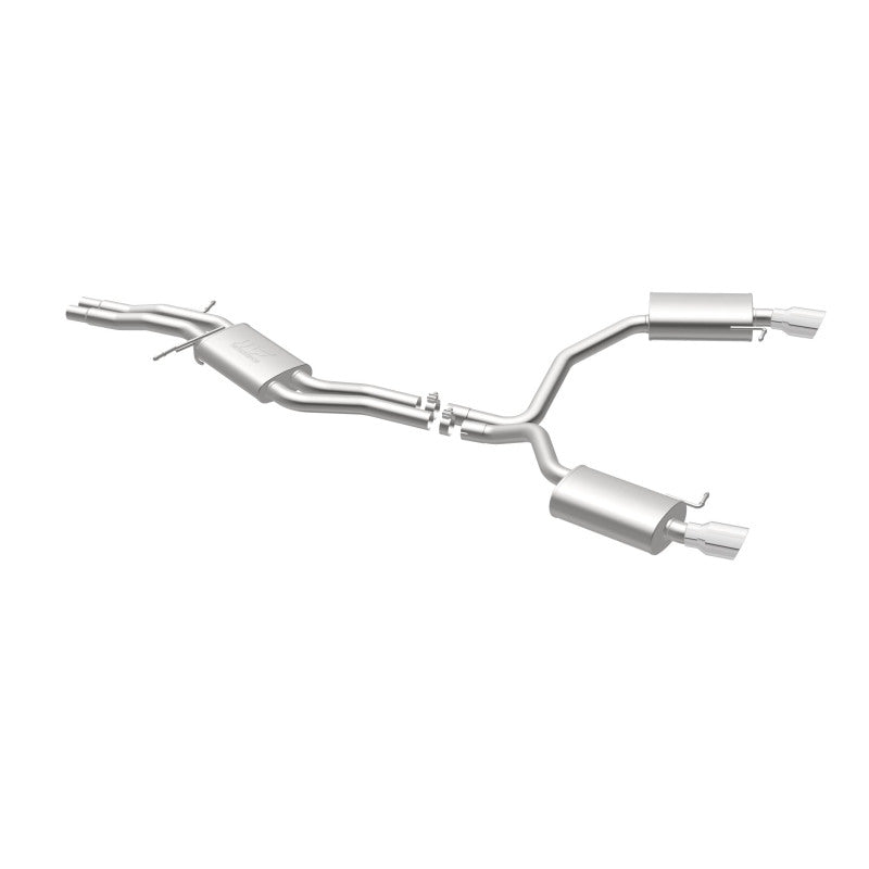 MagnaFlow Sys C/B 12-15 Audi A6 / A7 3.0L V6 SS 2.5in Dual Split Rear Ext 4in Tips - performance exhaust system