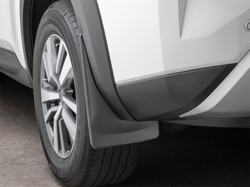 WeatherTech 22-23 Nissan Pathfinder Rear No Drill MudFlaps - Black Secondary image