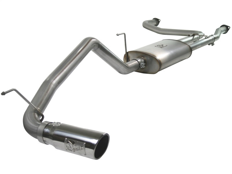 aFe MACHForce XP Exhaust Cat-Back 2.5/3in SS-409 w/ Polished Tip 04-12 Nissan Titan V8 5.6L Secondary image