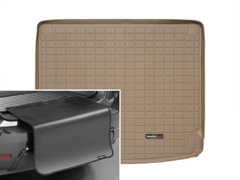 WeatherTech 11-16 Porsche Cayenne Cargo With Bumper Protector - Tan Secondary image