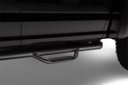 N-Fab Nerf Step 15-17 Ford F-150 SuperCrew - Tex. Black - Cab Length - 3in. close-up showing hoop step design.