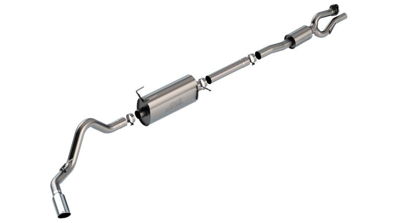 Borla 20-22 F-250/F-350 SUPER DUTY 7.3L V8 AT 2WD / 4WD / 4DR S-TYPE S Silver Tip exhaust system for off road parts Main image