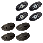 Rigid Industries Rock Light Kit- Amber (4 lights) set for offroad lighting.