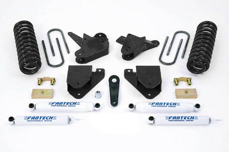 Fabtech 01-04 Ford F250/350 2WD 6in Basic Sys w/Perf Shks parts