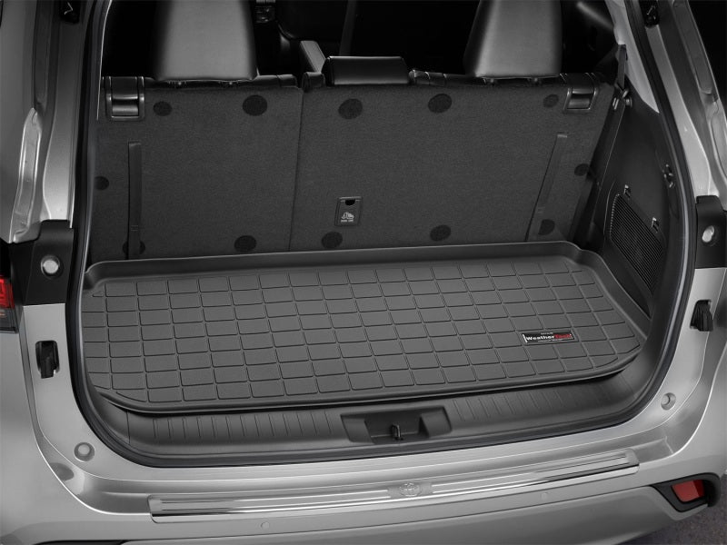 WeatherTech 2020+ Toyota Highlander/Highlander Hybrid (Behind 3rd Row Seating) Cargo Liners - Black Secondary image