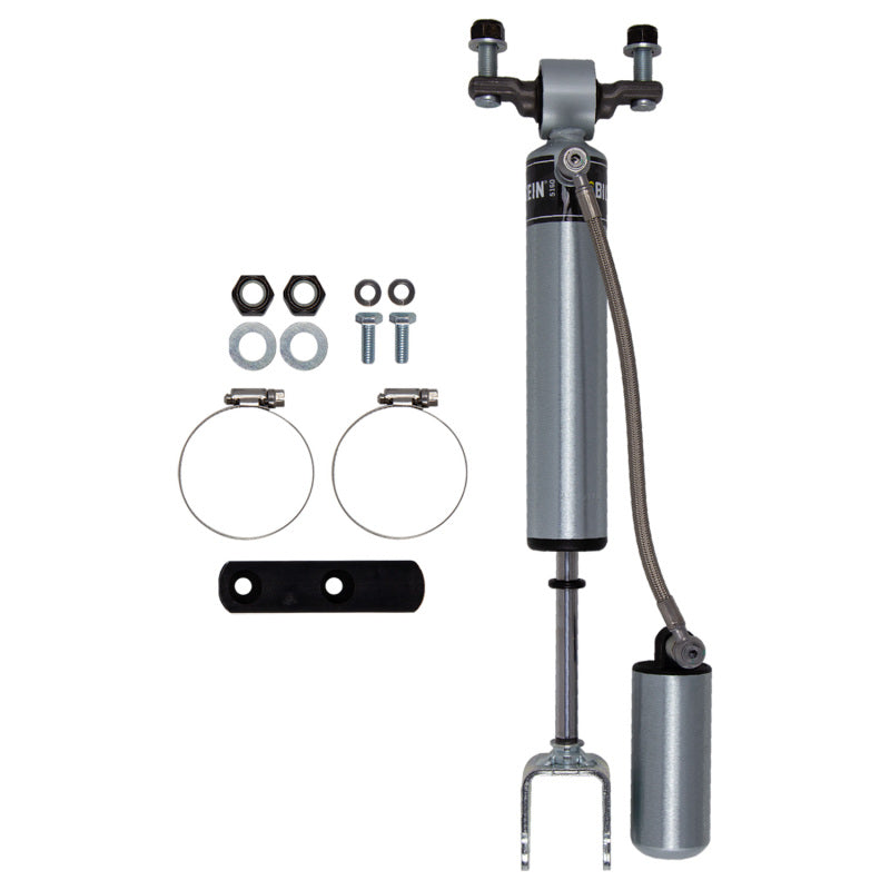 Bilstein 5160 Series 11-23 Silverado 2500/3500 HD Front Shock Absorbers for 1.5in Lift with remote reservoir and fittings