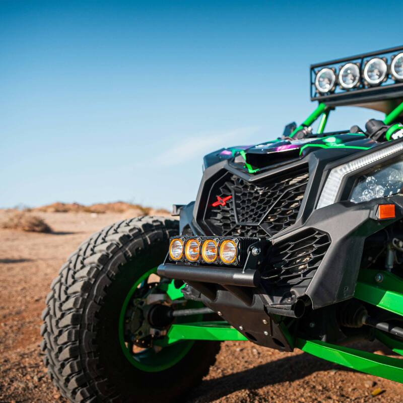 KC HiLiTES FLEX ERA LED 10in. Light Bar - Master Kit on offroad vehicle