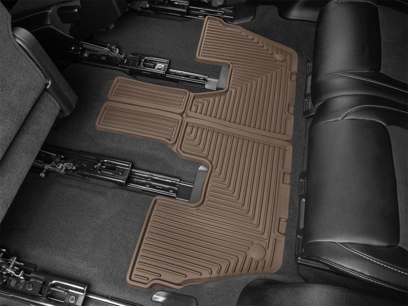 WeatherTech 21-23 Jeep Grand Cherokee L (6 Passenger Seating) Rear All-Weather Floor Mats - Tan Secondary image