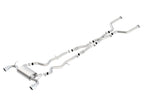 Borla 2017 Infiniti Q60S 3.0T V6 S Type Catback Exhaust features stainless steel construction.