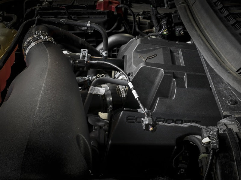 aFe Magnum FORCE 18-19 Ford F-150 V6-2.7L (tt) Cold Air Intake IAT Harness Extension - 12in Secondary image